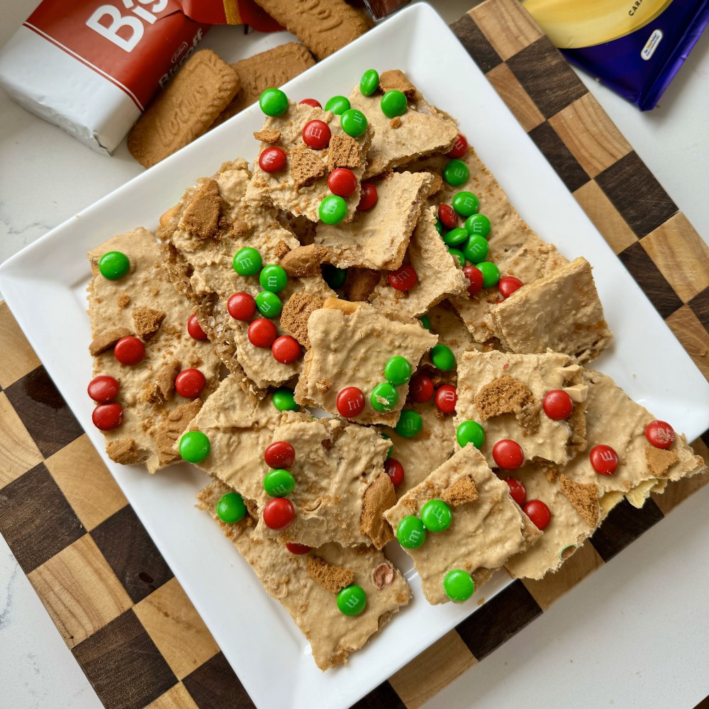 Biscoff and Caramilk Christmas Snap