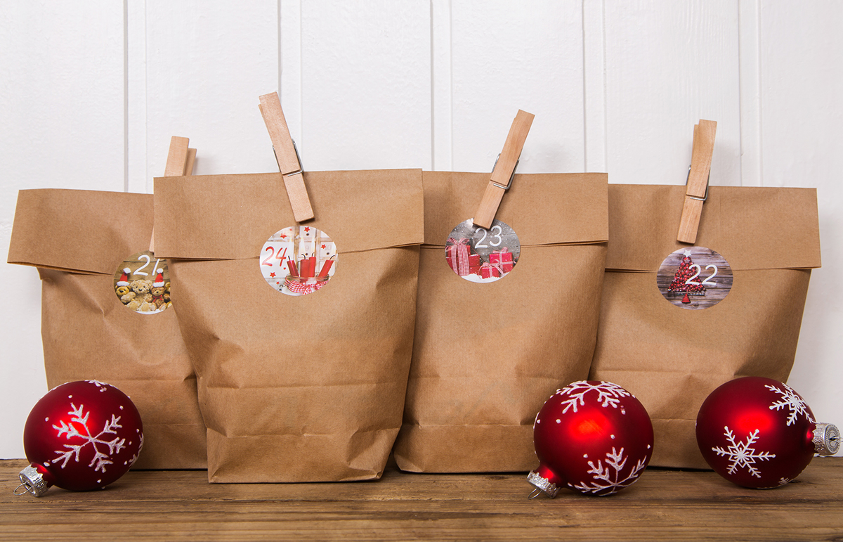 Free Printable Gnome Holiday Gift Bags - MeganHStudio