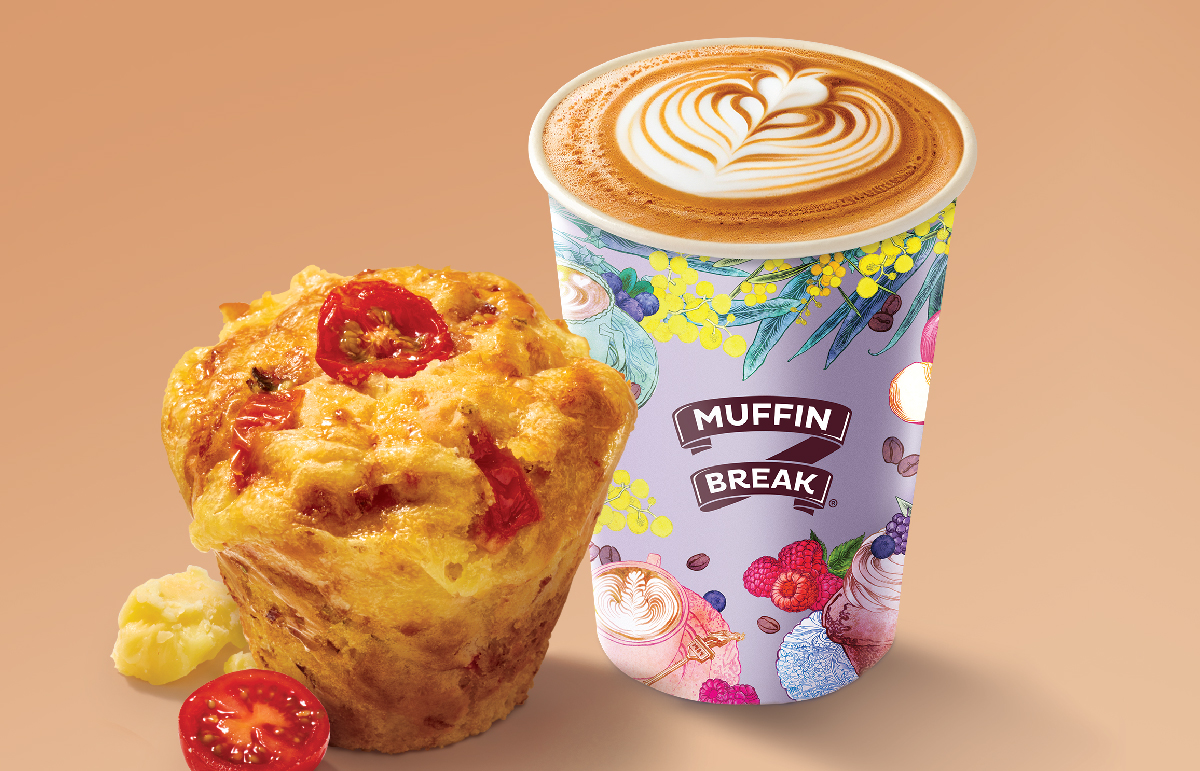 Muffin Break Savoury Muffin & Coffee Deal