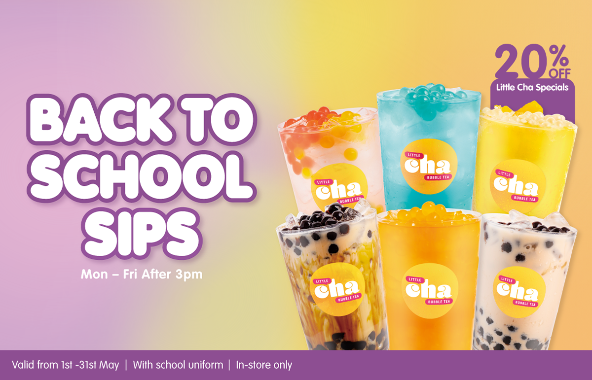 20% Off Back To School Sips at Little Cha!