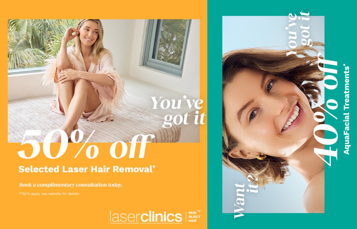 LCA Charlestown | 50% OFF Laser Hair Removal* & 40% Off Aquafacial!